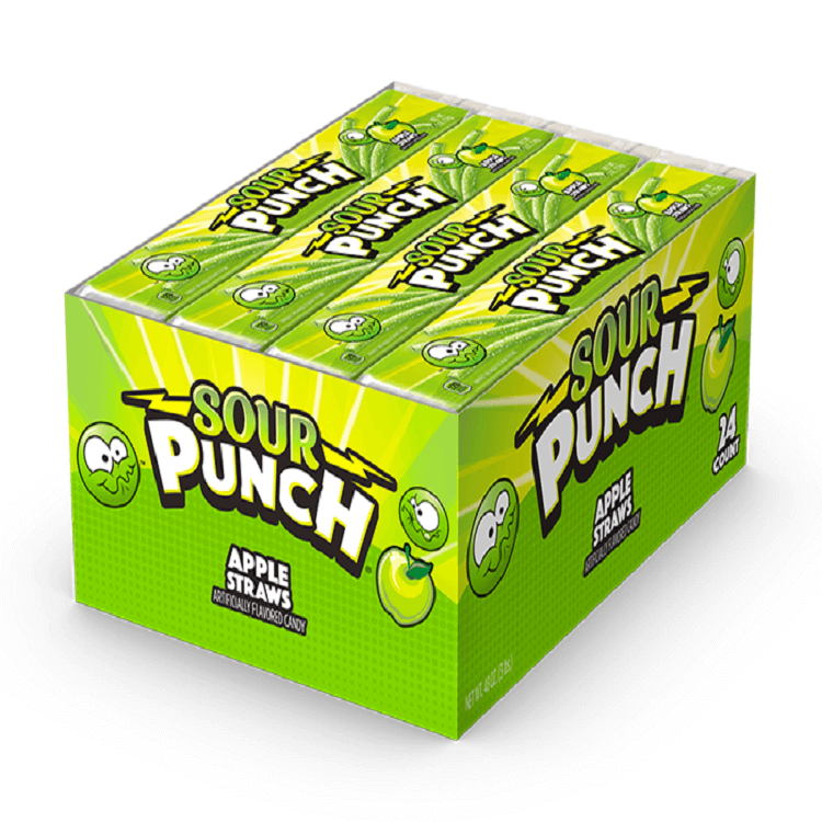 Sour Punch Apple Straws Sour Candy Online Bulk